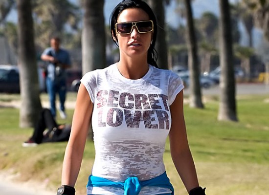 Katie Price rollergirl
