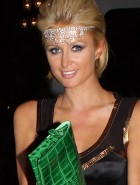 Paris Hilton green