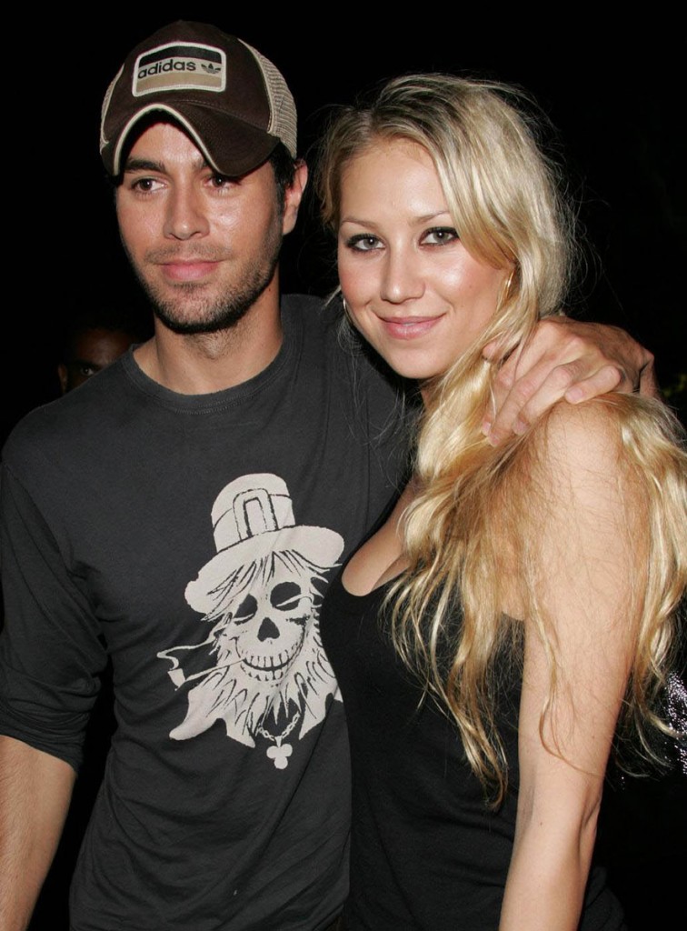 Anna Kournikova with enrique Anna Kournikova with enrique