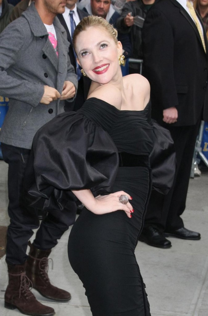 Drew Barrymore posing