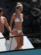 Sienna Miller white bikini