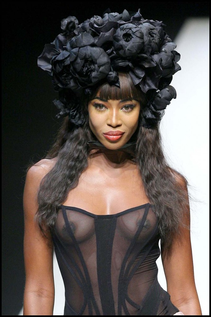 Naomi Campbell nipples