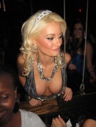 Holly Madison bday cleavage Holly Madison bday cleavage