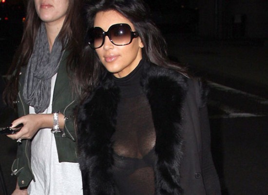 Kim Kardashian see thru