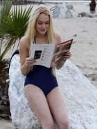 Lindsay Lohan swimsuit santa Lindsay Lohan swimsuit santa