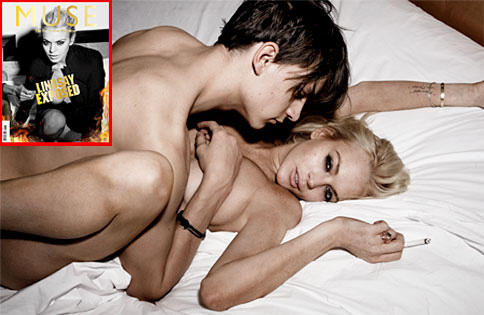 Lindsay Lohan topless