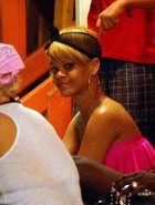 Rihanna pink bikini