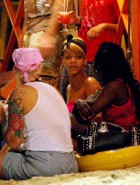 Rihanna pink bikini