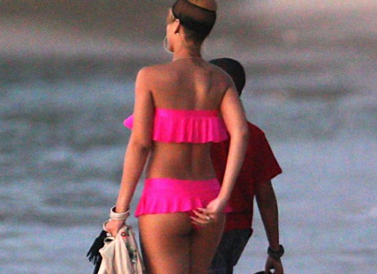 Rihanna pink bikini