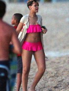 Rihanna pink bikini