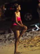 Rihanna pink bikini