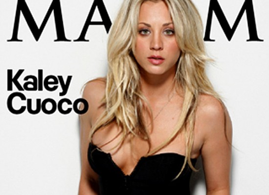 American actress Kaley Cuoco done a photoshoot for men's magazine Maxim