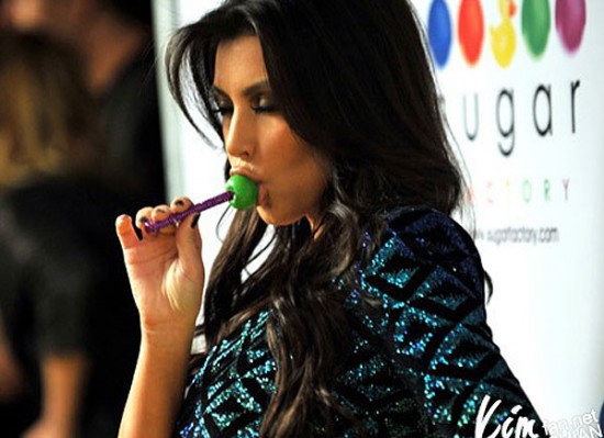 Kim Kardashian lollipop