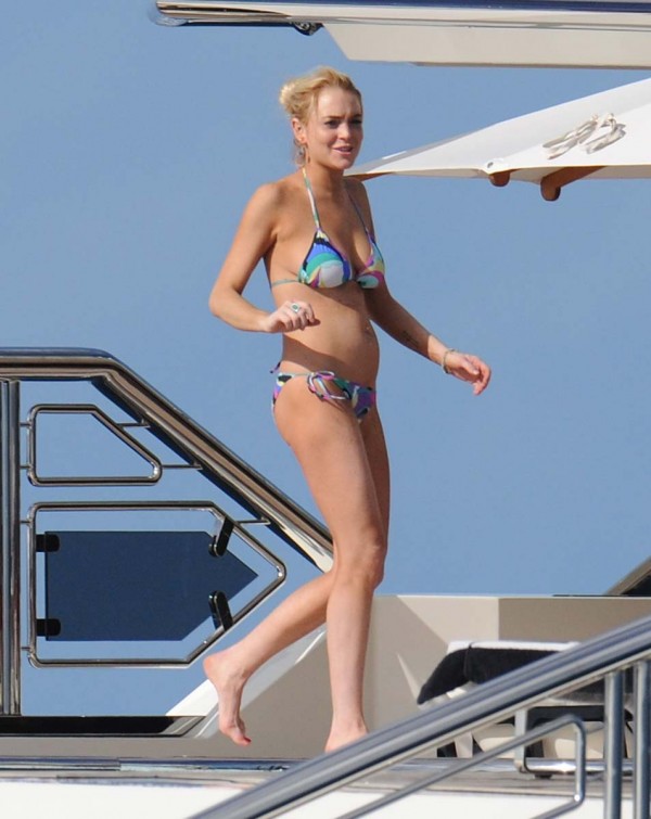 Lindsay Lohan bikini