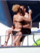 Rihanna black bikini