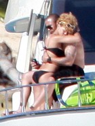 Rihanna black bikini