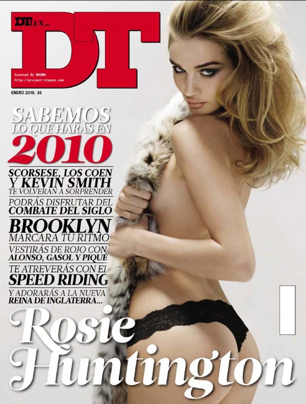 Rosie Huntington-Whiteley topless