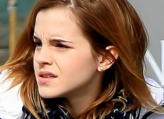 Here is Emma Watson heading to Brown University in Rhode Island and looking