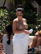 Kim Kardashian bikini