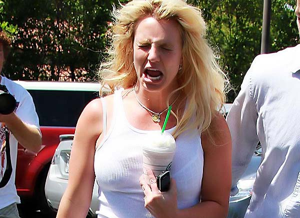 Britney Spears short shorts
