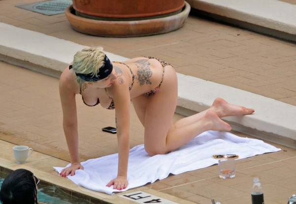 Lady Gaga doggy style