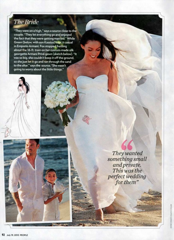 Megan Fox wedding pics