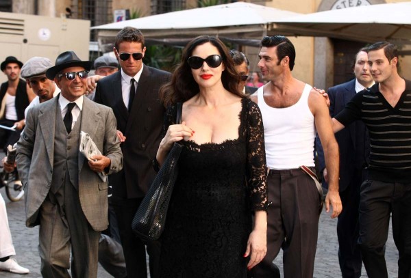 Monica Bellucci  black dress
