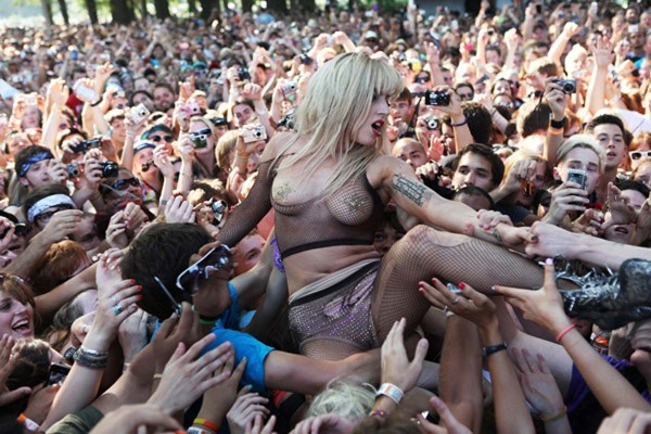 Lady Gaga public