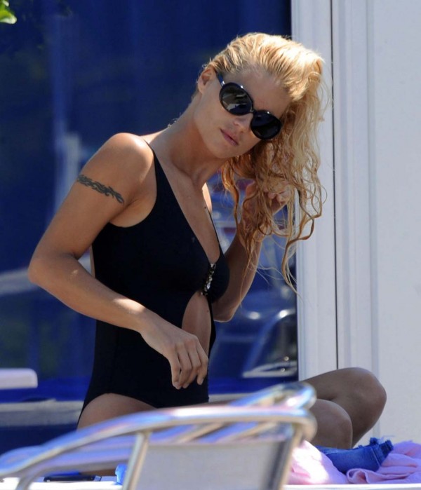 Michelle Hunziker swimsuit