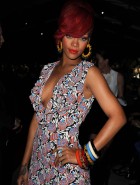 Rihanna poses