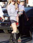 Britney Spears hot short shorts