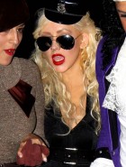 Christina Aguilera sexy cop halloween