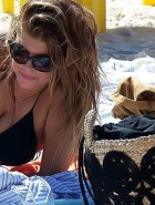 Fergie boobs in a bikini