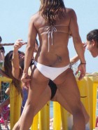 Fergie thong bikini