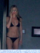 Jennifer Aniston black bikini