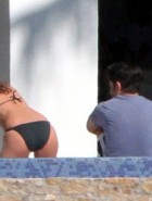 Jennifer Aniston black bikini