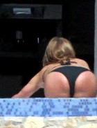 Jennifer Aniston black bikini