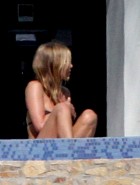 Jennifer Aniston black bikini