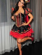 Kim Kardashian busty halloween