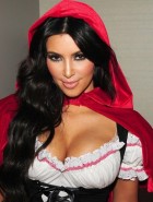 Kim Kardashian busty halloween