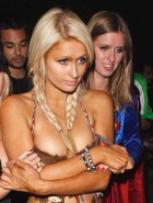 Paris Hilton nipples halloween