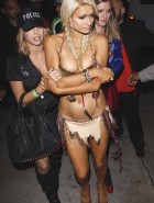 Paris Hilton nipples halloween