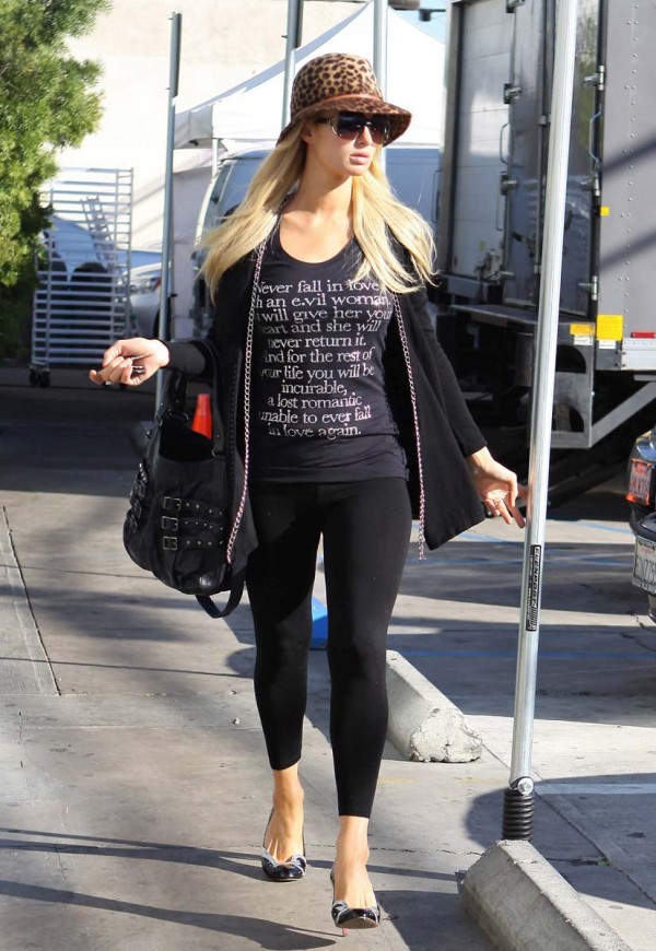 Paris Hilton see through
