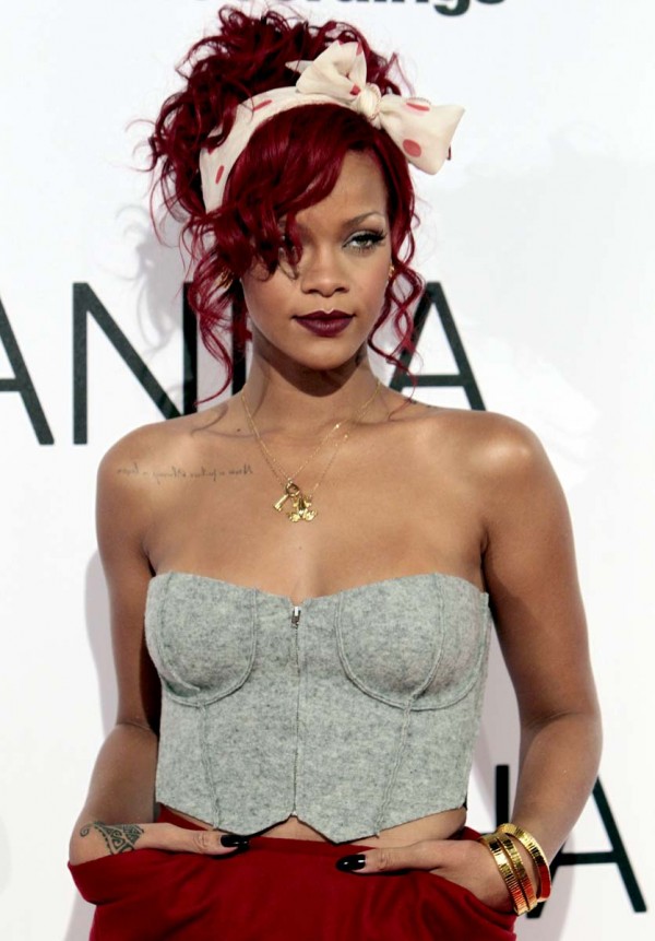 Rihanna cleavage