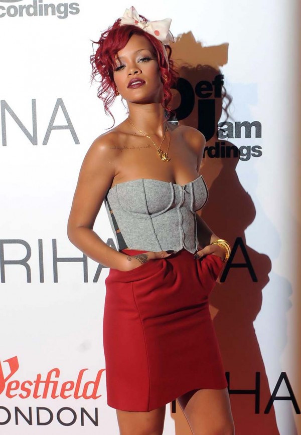 Rihanna cleavage