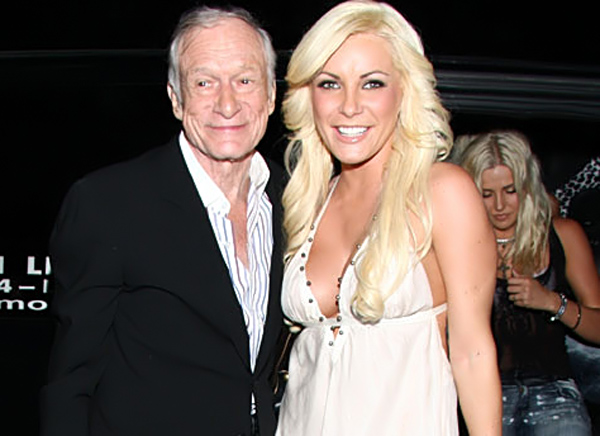 Crystal Harris and Hugh Hefner engaged