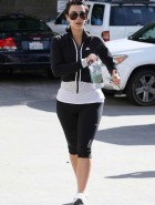 Kim Kardashian hot in spandex