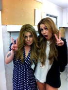 Miley Cyrus and Kelly Osbourne