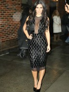Kim Kardashian see through cleavage