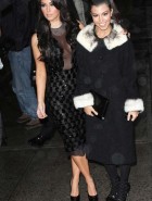 Kim Kardashian see through cleavage